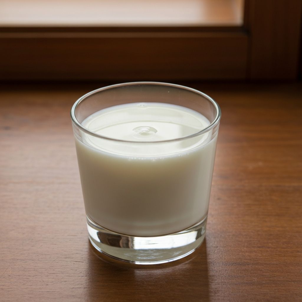 Kefir in glass