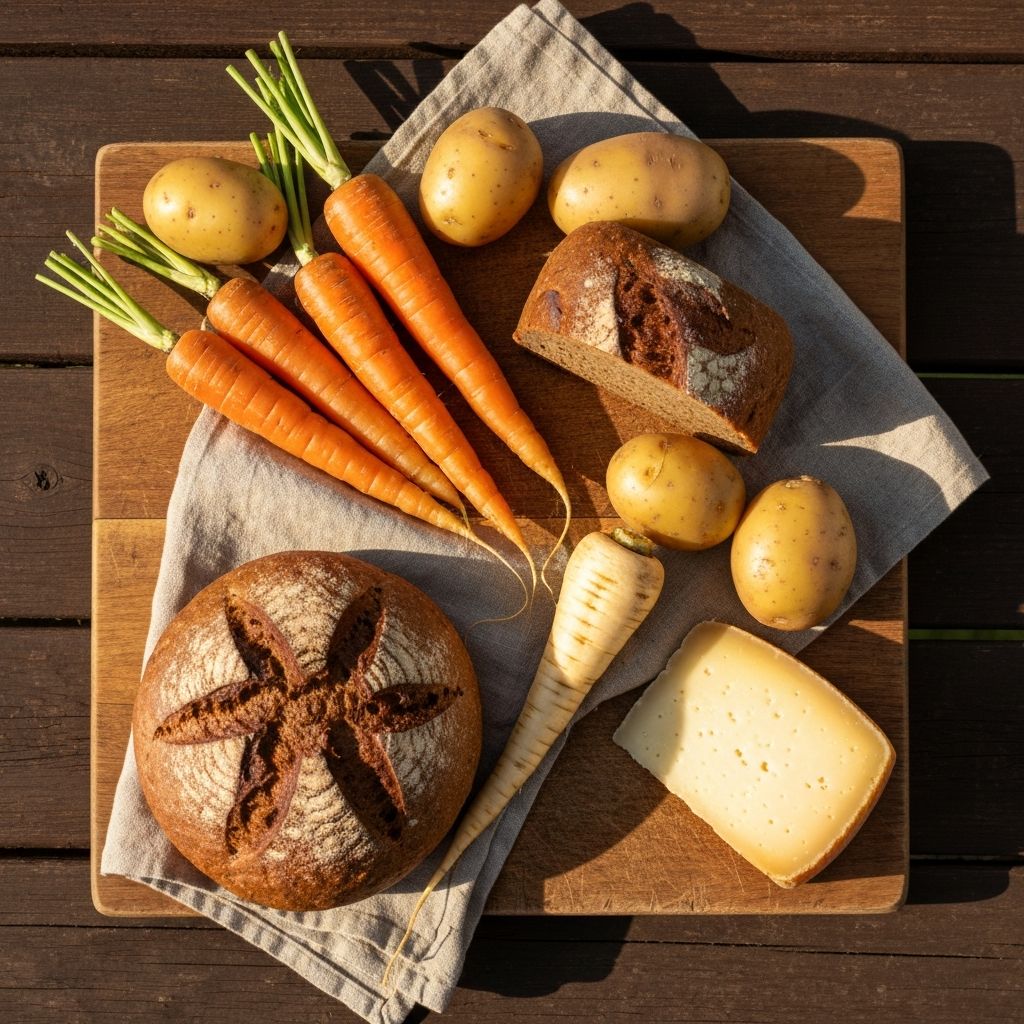 Traditional Polish food ingredients